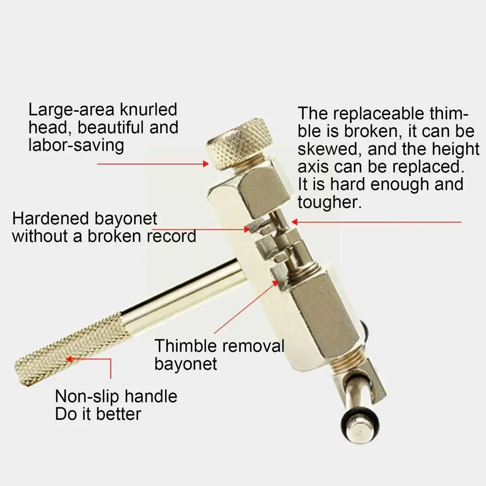 

Easy Install Bike Mechanic Repair Kit Cycling Metal Link Breaker Chain Professional Saving Function Portable Labor Missing F1d5