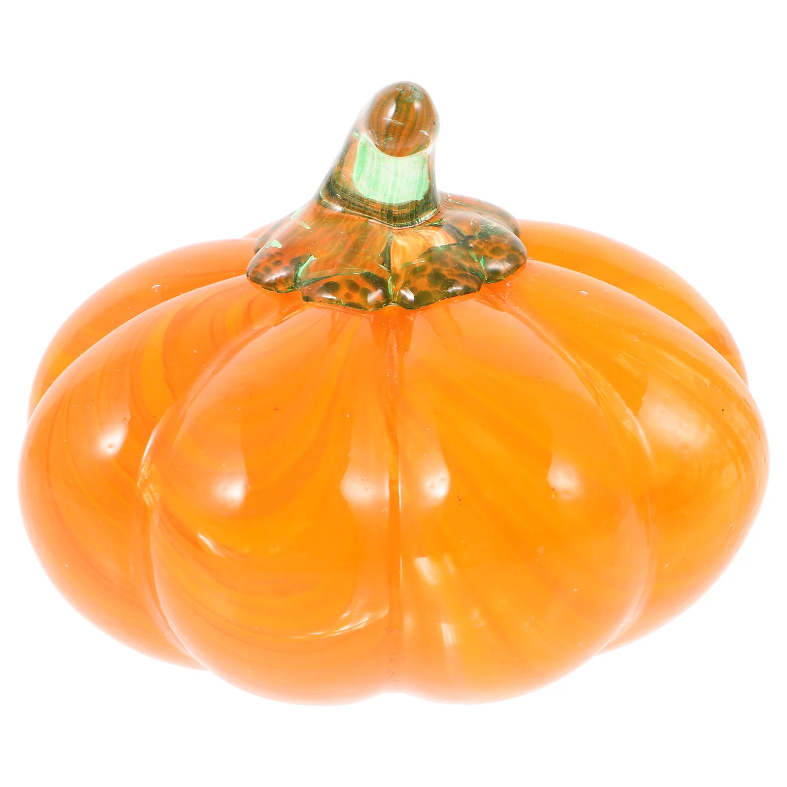 

Halloween Table Accent Layout Pumpkin Decor Photo Prop Simulation Glass Desktop Ornament Home Pumpkins