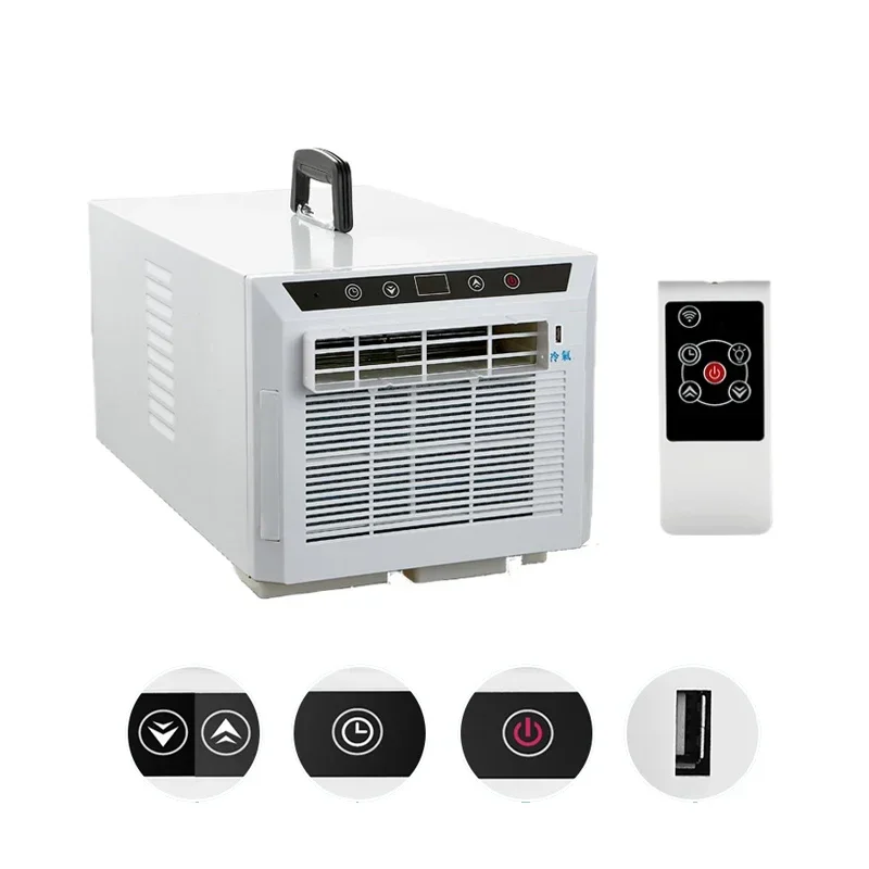 Не требует установки подвижный компрессор для кондиционирования воздуха