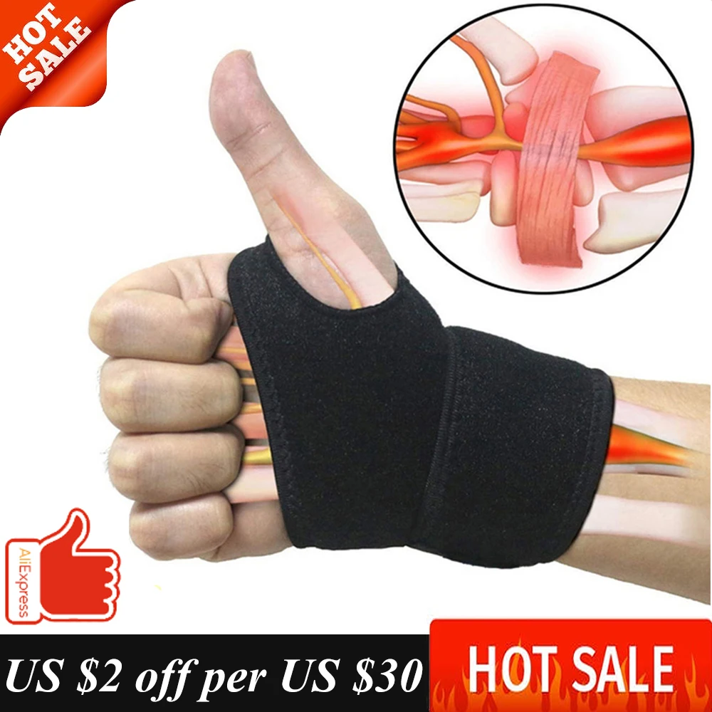 

Carpal Tunnel Wristband Brace Adjust Wrist Support Brace Wrist Compression Wrap With Pain Relief For Arthritis And Tendinitis