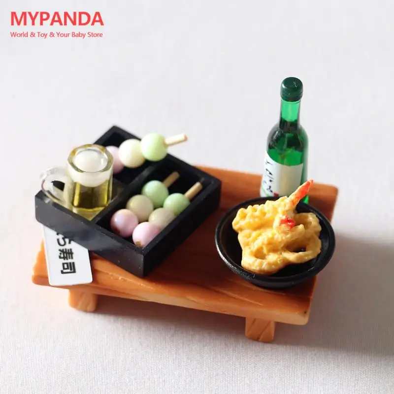 

Мини кукольный домик в масштабе 1/6, Японская еда для суши, кухонные аксессуары, игрушка для куклы