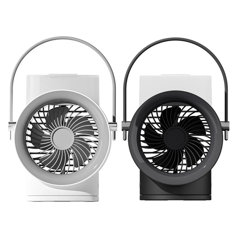 

USB Portable Air Cooler Fan Mini Air Conditioner 4000Mah 350ML Cooling Fan 120 Degree Wide-Angle For Home Bedroom