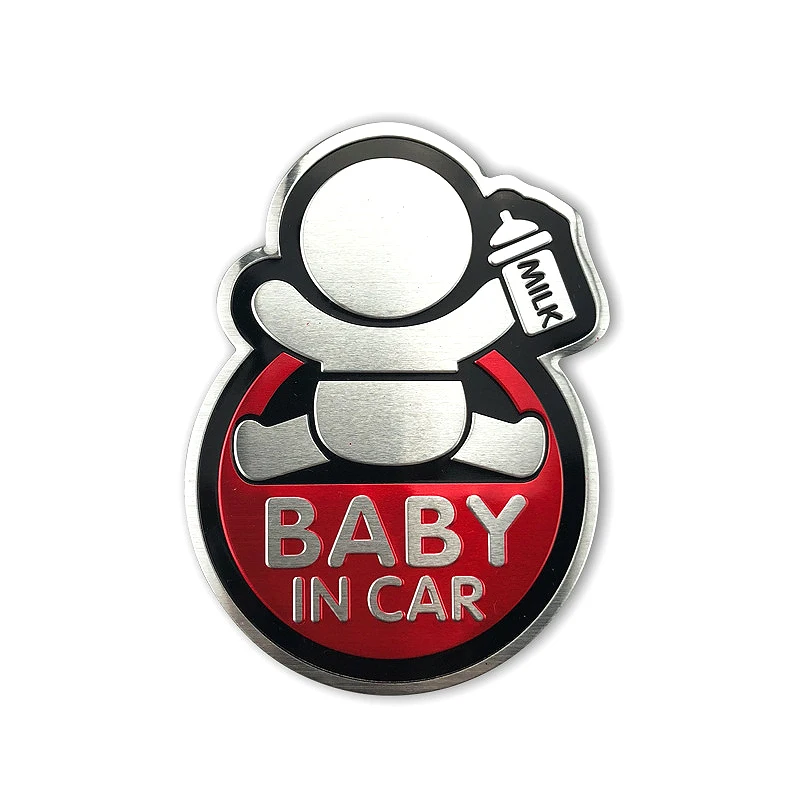 

Наклейка «Ребенок в машине», дети, беременная женщина, защита личности, предупреждение, алюминиевые аксессуары для украшения автомобиля, 3D мультяшные авто наклейки