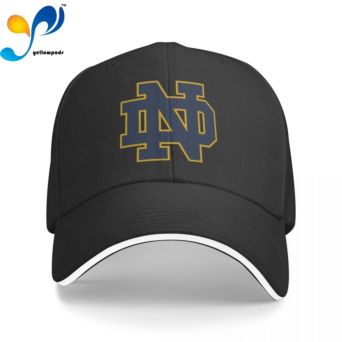 

Unisex Cotton Cap For Women Men Notre Dame Fashion Baseball Cap University Adjustable Outdoor Streetwear Hat