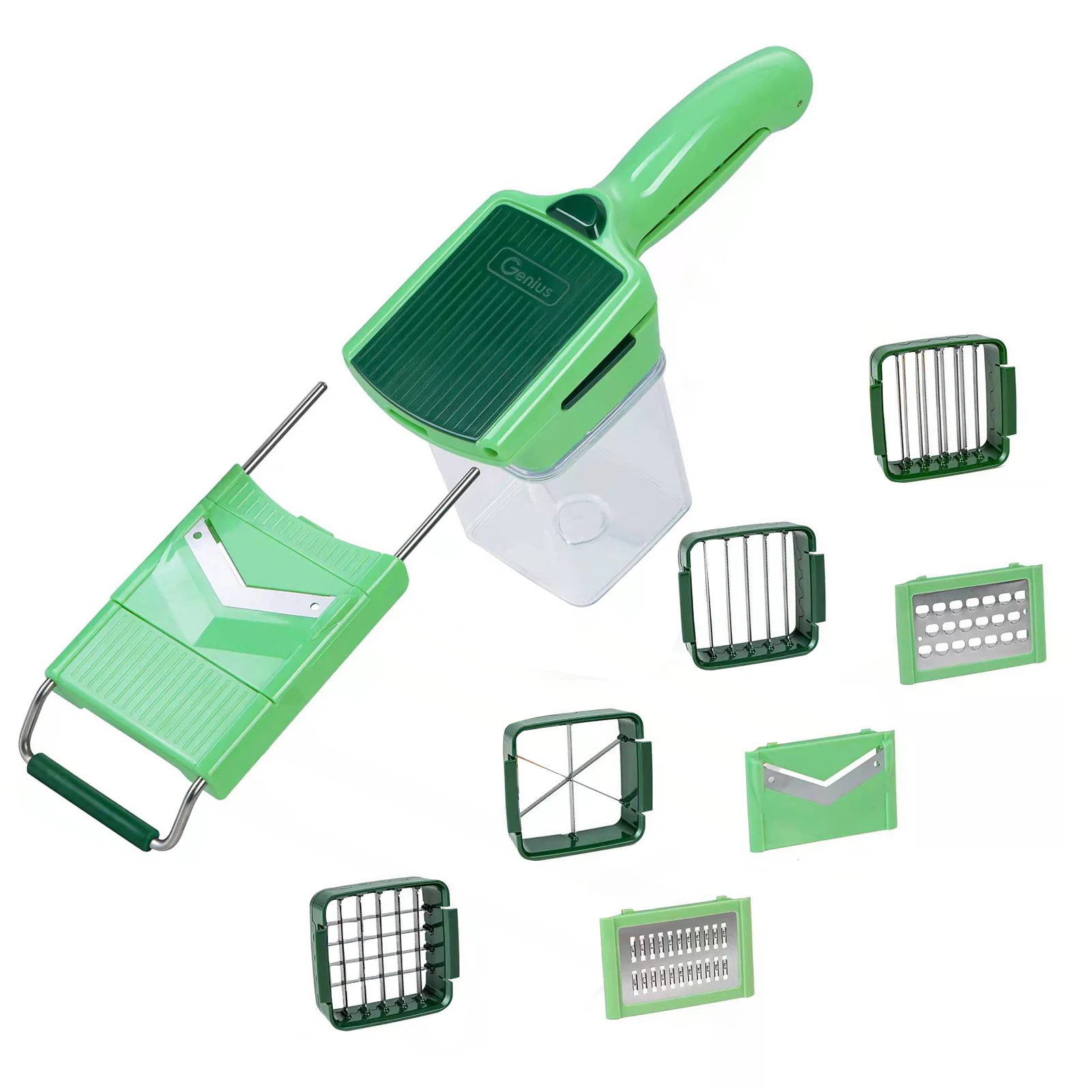 

Multifunctional Vegetable Cutter 8 In 1 Multifunctional Vegetable Slicer With 7 Blades Household Potato Onion Slicer Radish