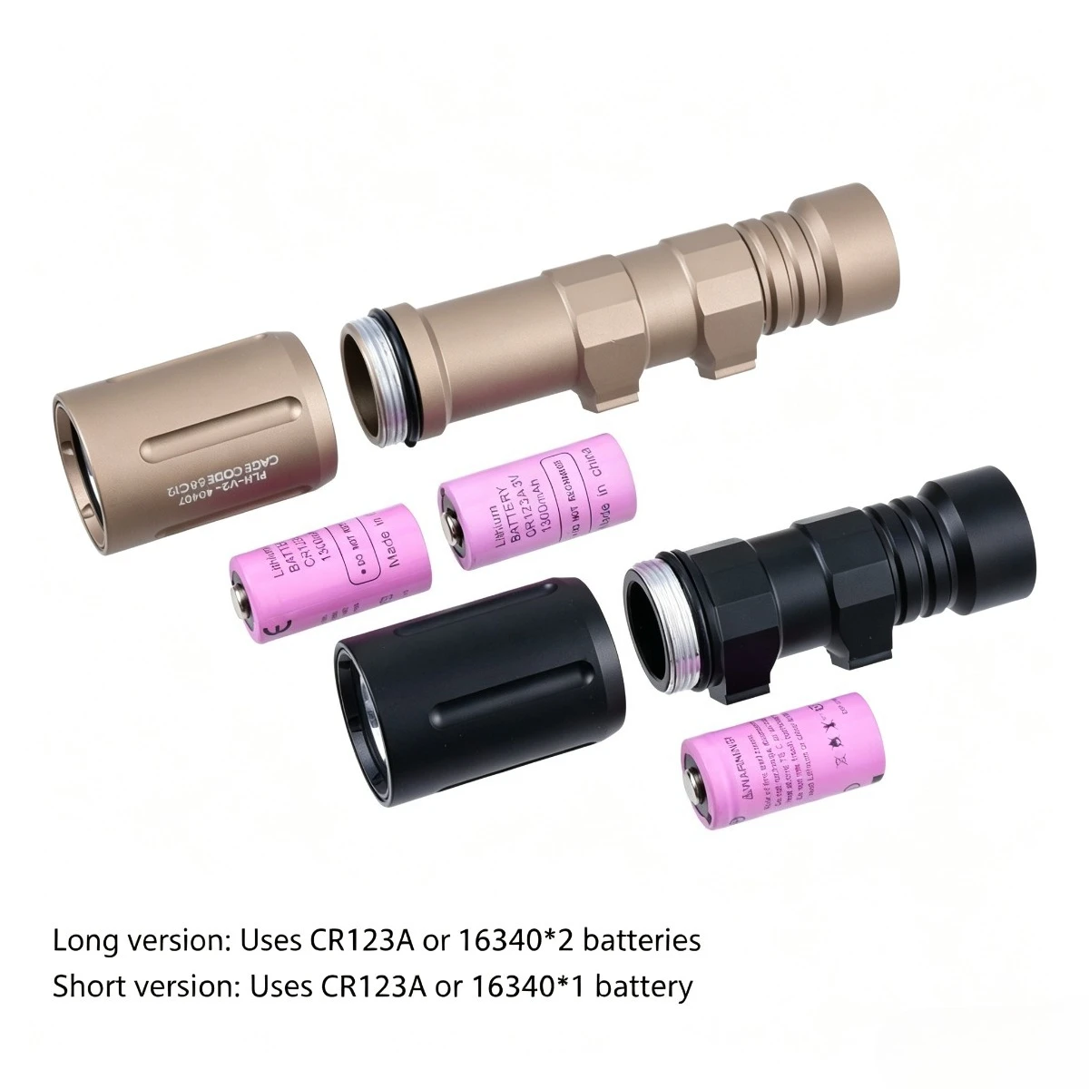 Фото Тактический фонарь PLH-V2 Scout Light 1300 люмен, металлический фонарь PLHv2, мощный светодиодный фонарь для 20-мм планки Пикатинни, для охоты и страйкбола. №5