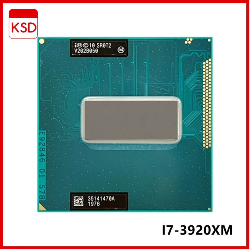 

Intel Core i7-3920XM i7 3920XM SR0MH SR0T2 2.9 GHz Quad-Core Eight-Thread CPU Processor 8M 55W Socket G2 / rPGA988B