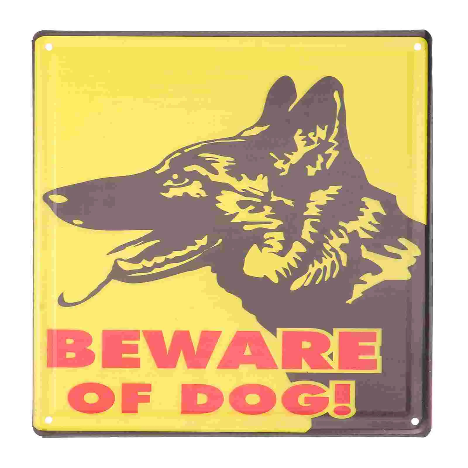 

Dog Sign Warning Signs Beware Metalboard Vintage Tin Guard Outdoor Gate Caution Safety Aluminum Duty Lawn Closed Keep Style