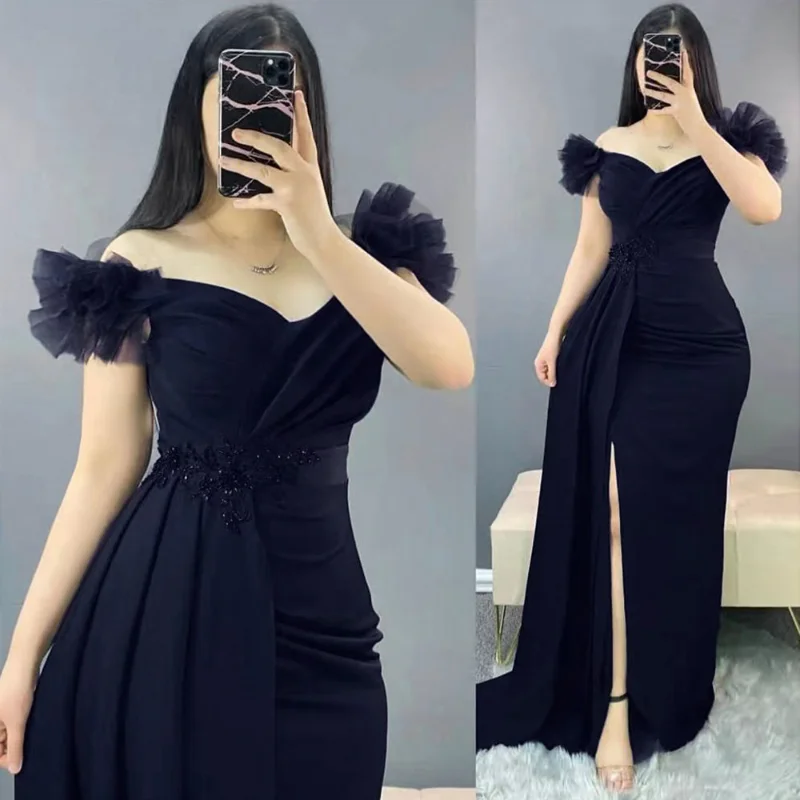 

African Dress For Women Wedding Party Robe Africaine Femme Dashiki Embroidery Evening Dresses Elegant Kaftan Slim Long Dress