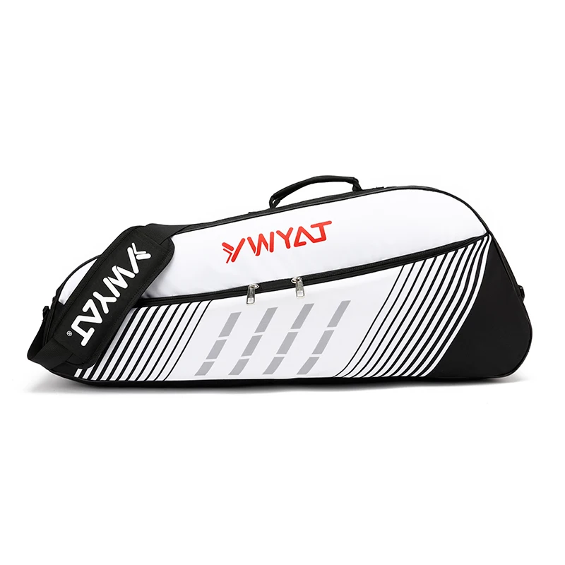 YWYAT Badminton Bag Single Shoulder Sports Bag Waterproof Large Capacity Tennis Racket Bag  with Shoes Clothes Compartments