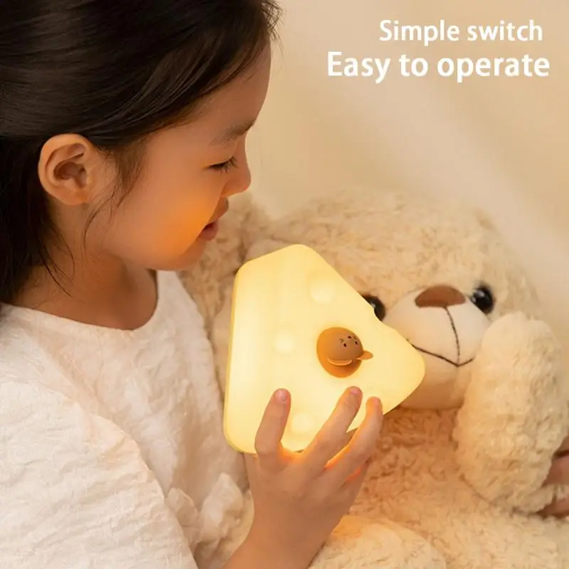 1 ~ 6 компл. сырный ночник прекрасный уникальный дизайн мягкий теплый свет создает