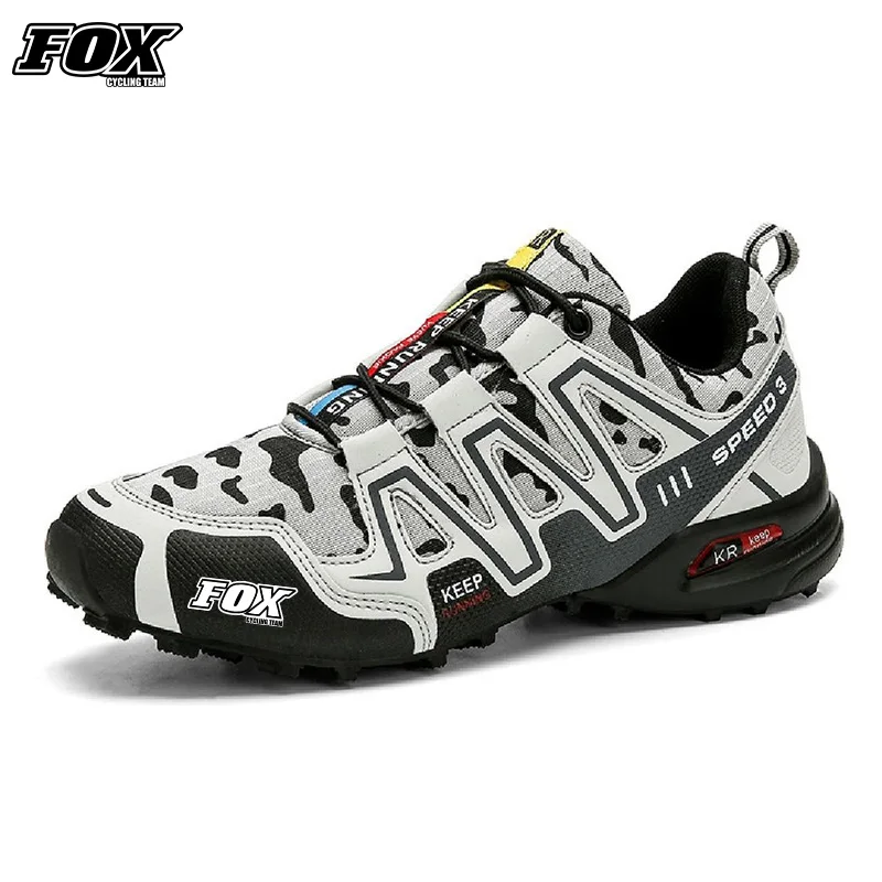 

2022 Fox Cycling Team Sneaker MTB Cleat Shoes Men Sports Dirt Road Bike Breathable Boots Speed Sneaker Racing Women Bicycle Shoe