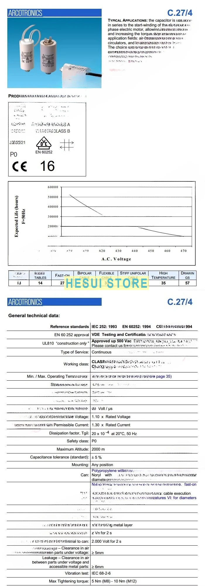 Фото 1.27.4 ACF MKP 5uF ARCOTRONICS/AV пусковой конденсатор №3
