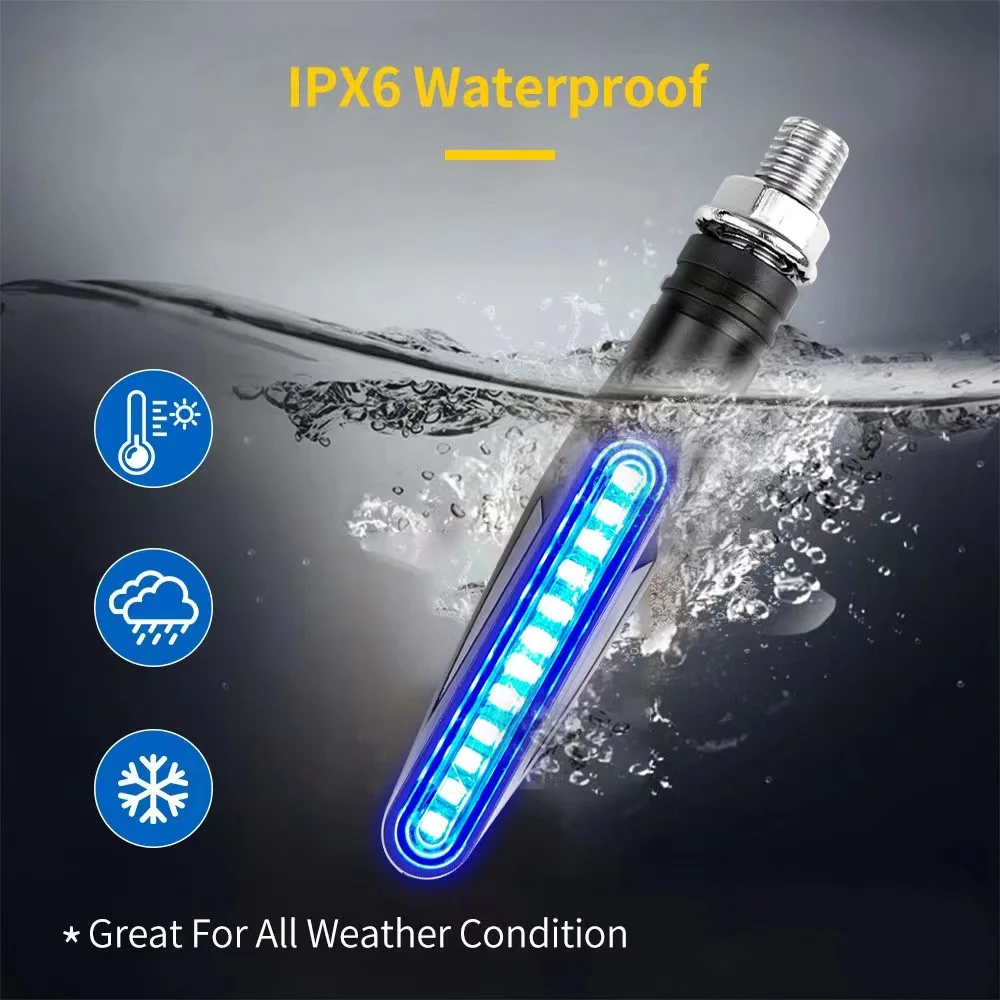 СВЕТОДИОДНЫЕ ПОВОРОТНЫЕ сигналы для мотоциклов указатели направления мигающие