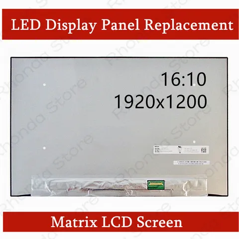 16-дюймовый 1920x1200 16:10 EDP 30-контактный ЖК-экран для ноутбука