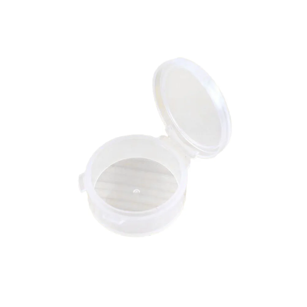 

Box Case Mini Storage Organizer Container Holder Daily Portable Swimming Ear Plugs Clear Earplug Travel Oil Liver Cod Round