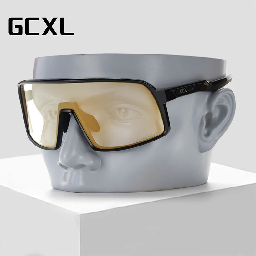 Фото Очки GCXL фотохромные велосипедные UV400, солнцезащитные очки для спорта на открытом воздухе, для горных велосипедов, для мужчин и женщин №2