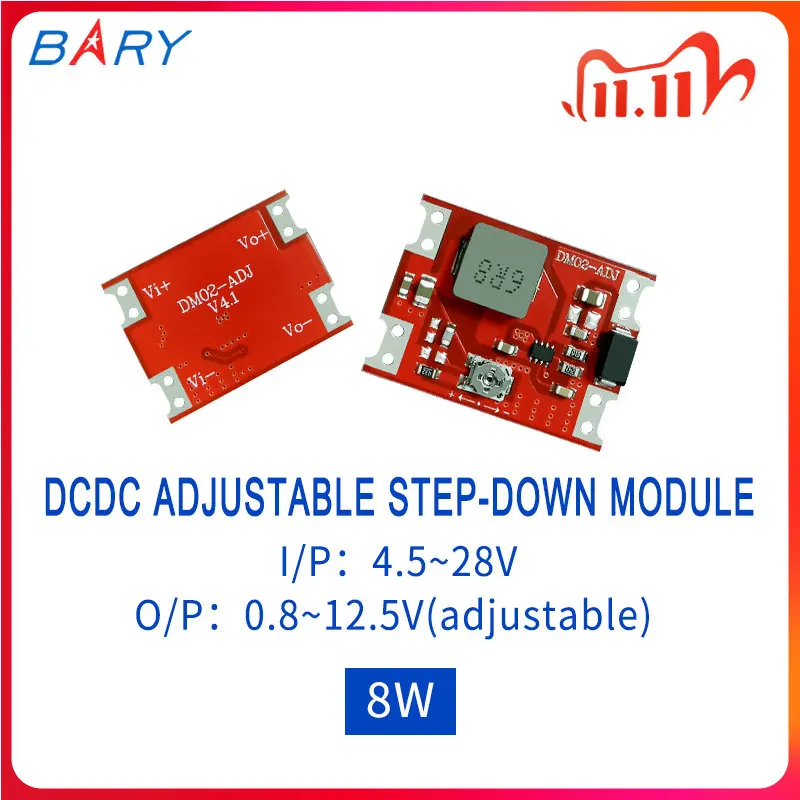 

DM02-ADJ DCDC Dc Step-Down Voltage Regulator Power Module Input 5.5 V To 28V Output Adjustable dc power supply