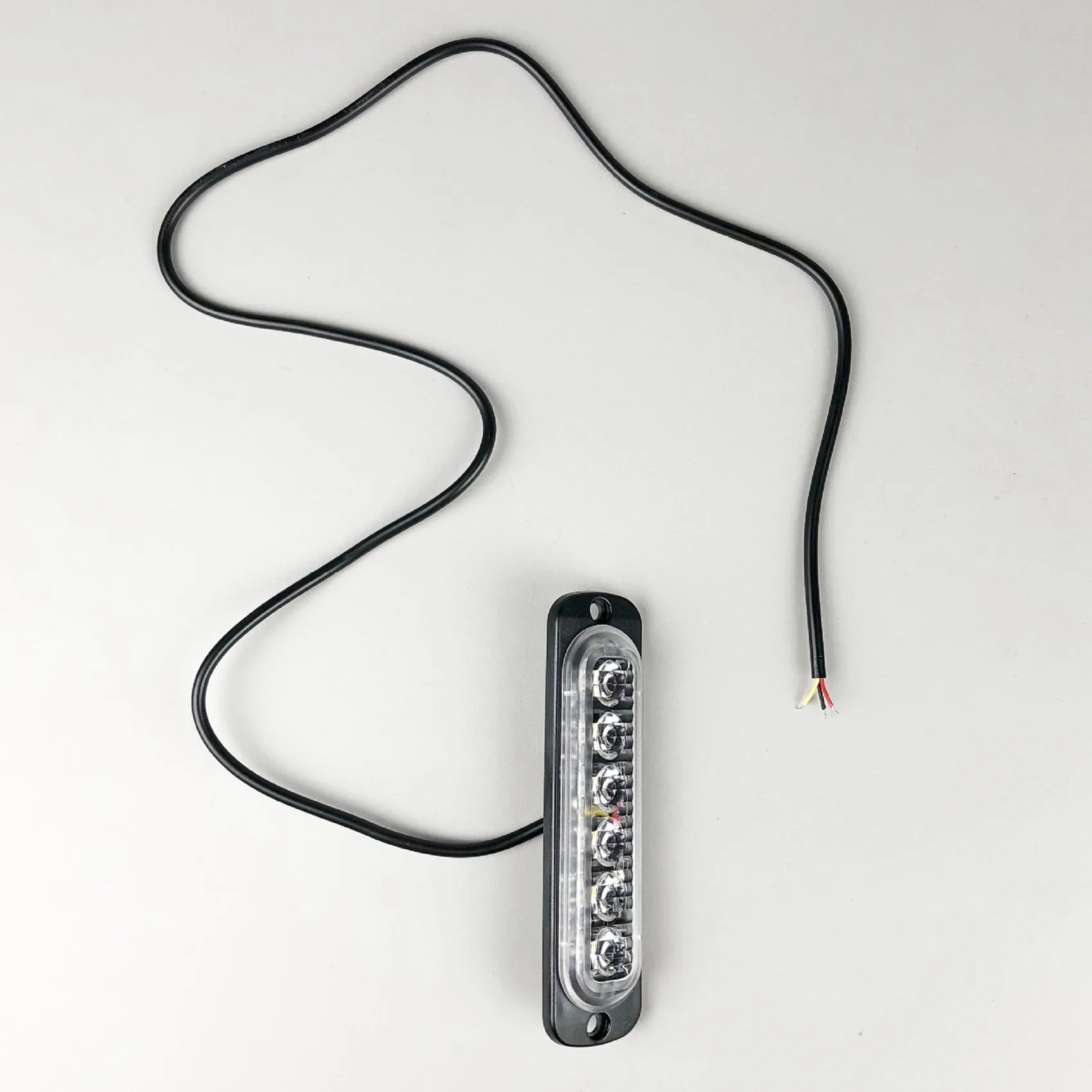 12-24 В однорядный 6 светодиодов сигнальная лампа для грузовика модифицированный