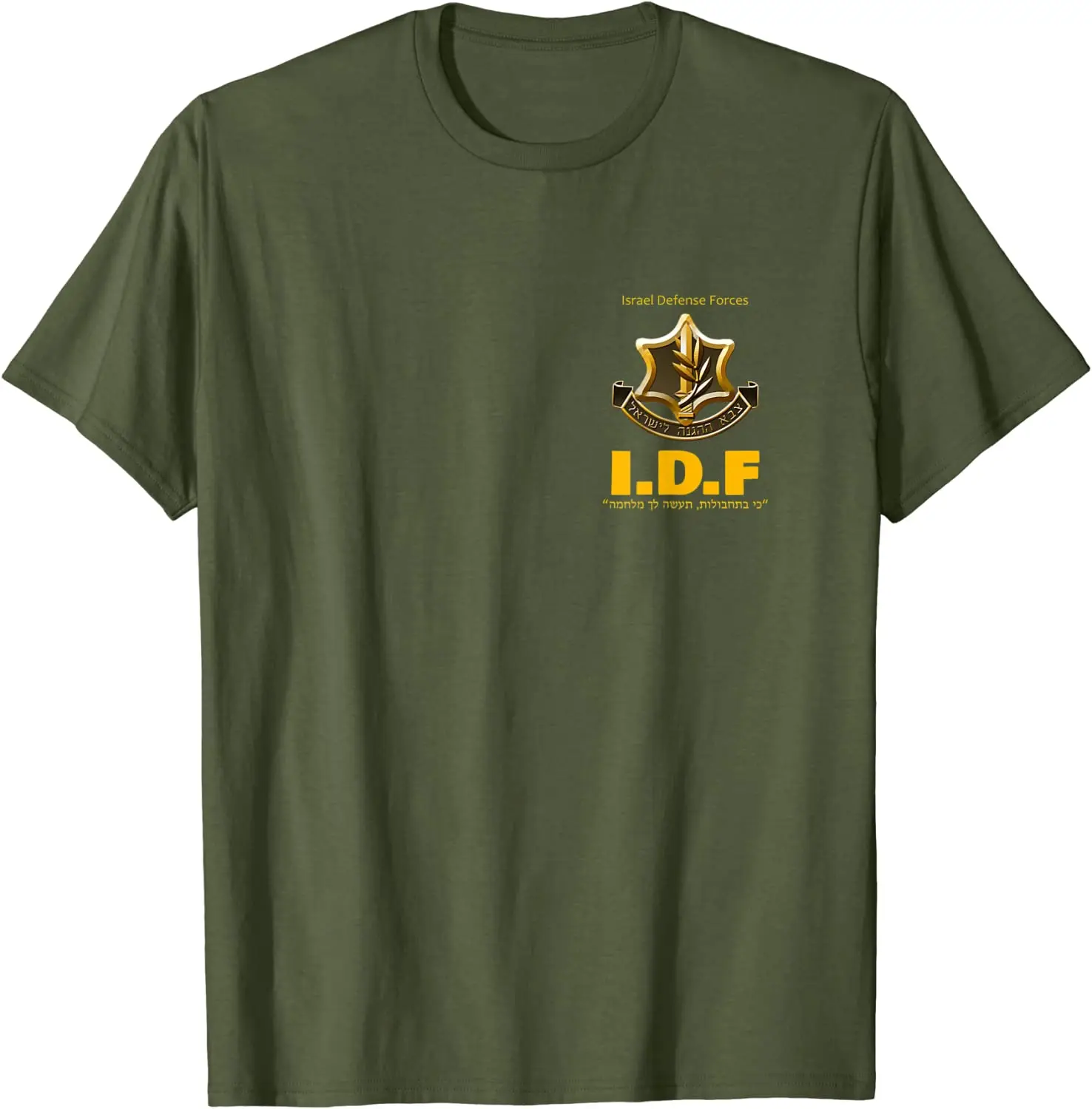 

Israel Army IDF Logo Men T-Shirt Israel Defense Force TShirt Short Sleeve Casual Cotton O-Neck Summer Shirts