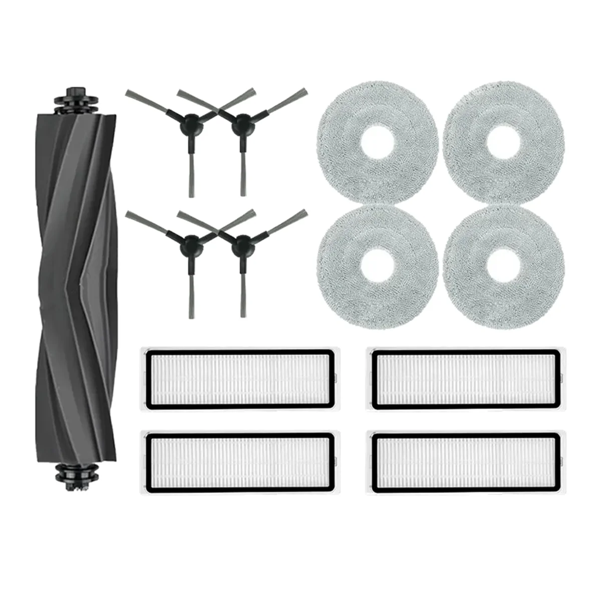 

Запасные части для Dreame L10s Pro Gen 2: боковая щетка, фильтр, тряпка