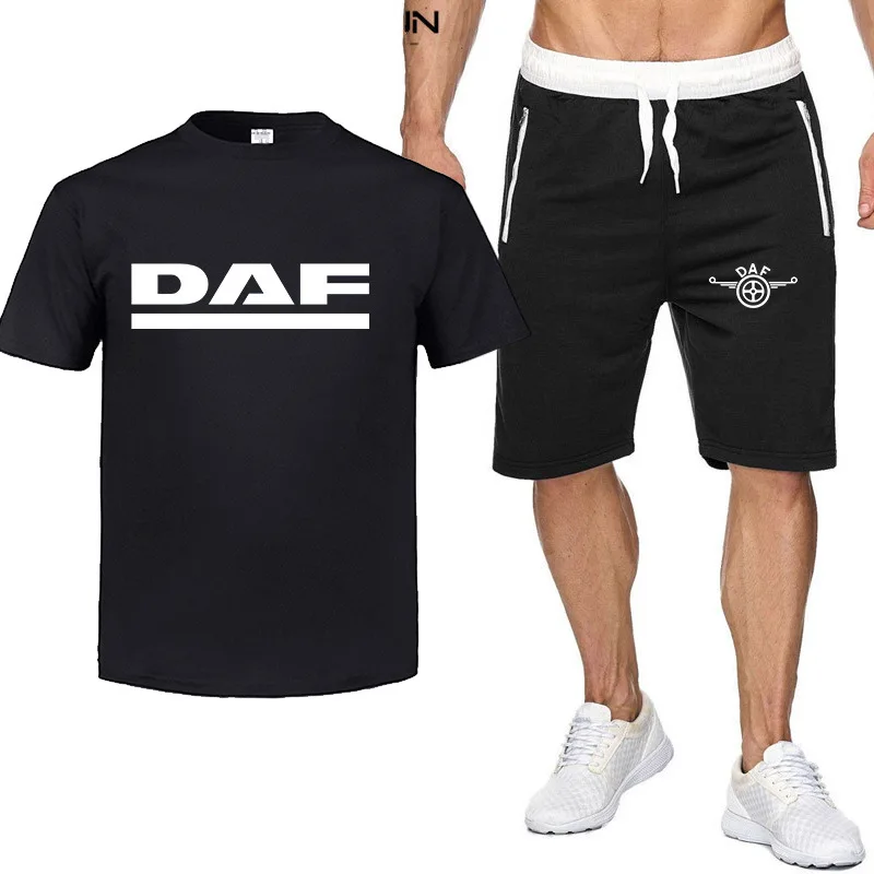 

Fashion trends Men 3D Custom Harajuku Printed T-shirt for Daf Car Logo Breathable Outdoor Sports Short Sleeve Streetwear S-3XL