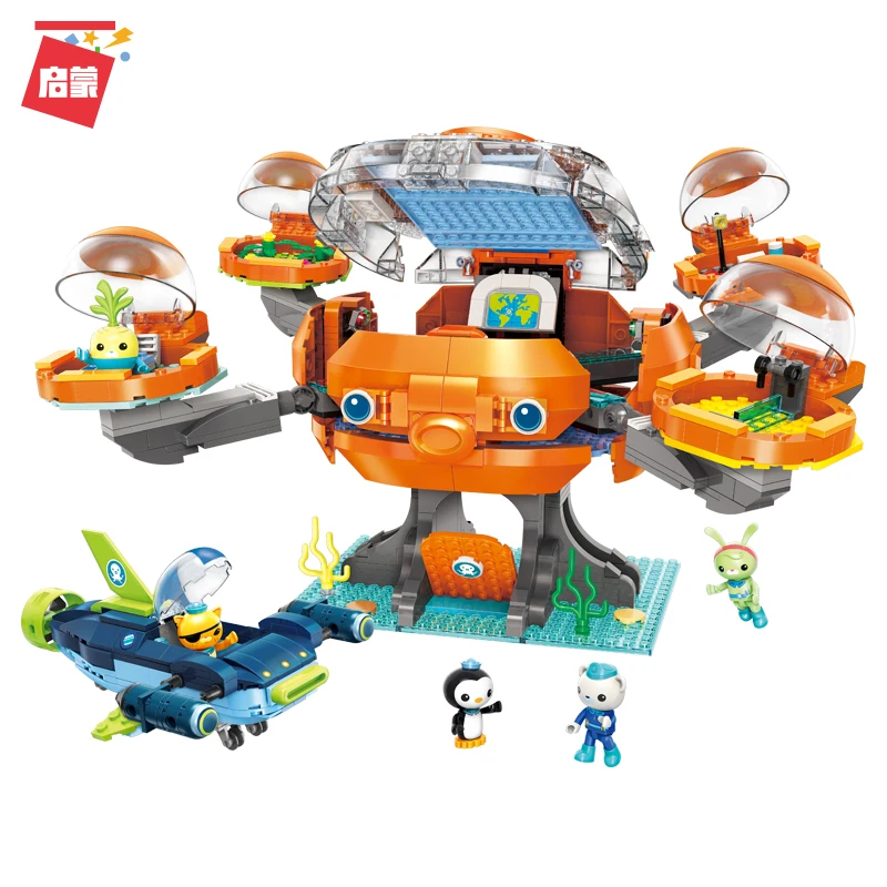 

921pcs Octonautsly 3716 Bricks 6 Action Figrues Octopod Octopus All Gup Building Toys Children Kids Education Xmas Gift