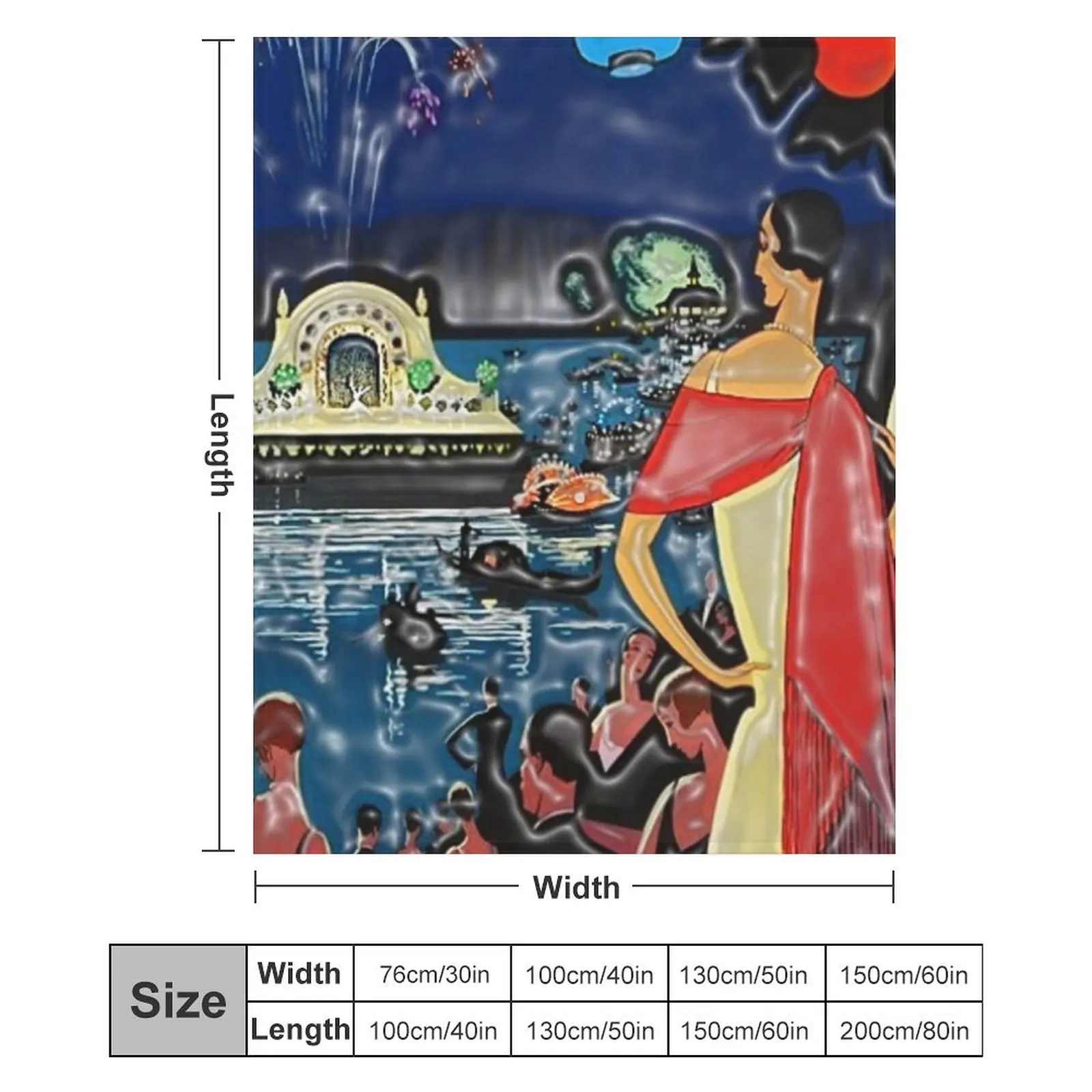 Винтажный литограф Vichy French Comite Des Fetes 1926 года рекламный настенный художественный