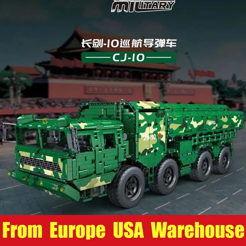 

MOULD KING 20008 High-Tech Car Toys The Motorized CJ-10 Cruise Missile Model Assembly Building Block Brick Kids Christmas Gift