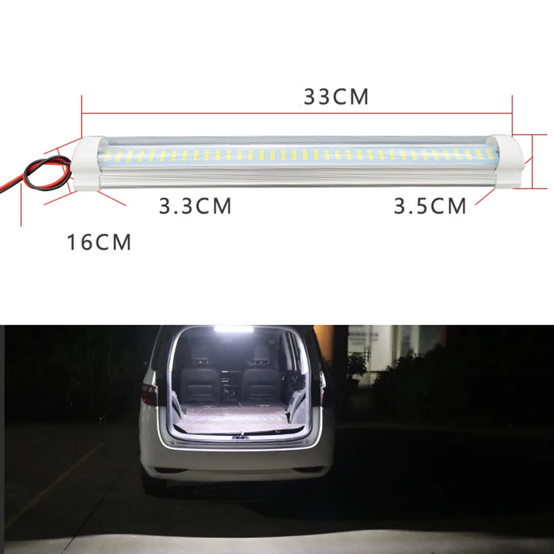 

108 LED Interior Lighting DC 12 V - 80 V Car Interior Lighting Light Strip for Motor home Van Bus Boat Home Light