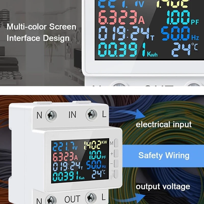 KWS-302L измеритель мощности защита от перенапряжения переключатель реле монитора