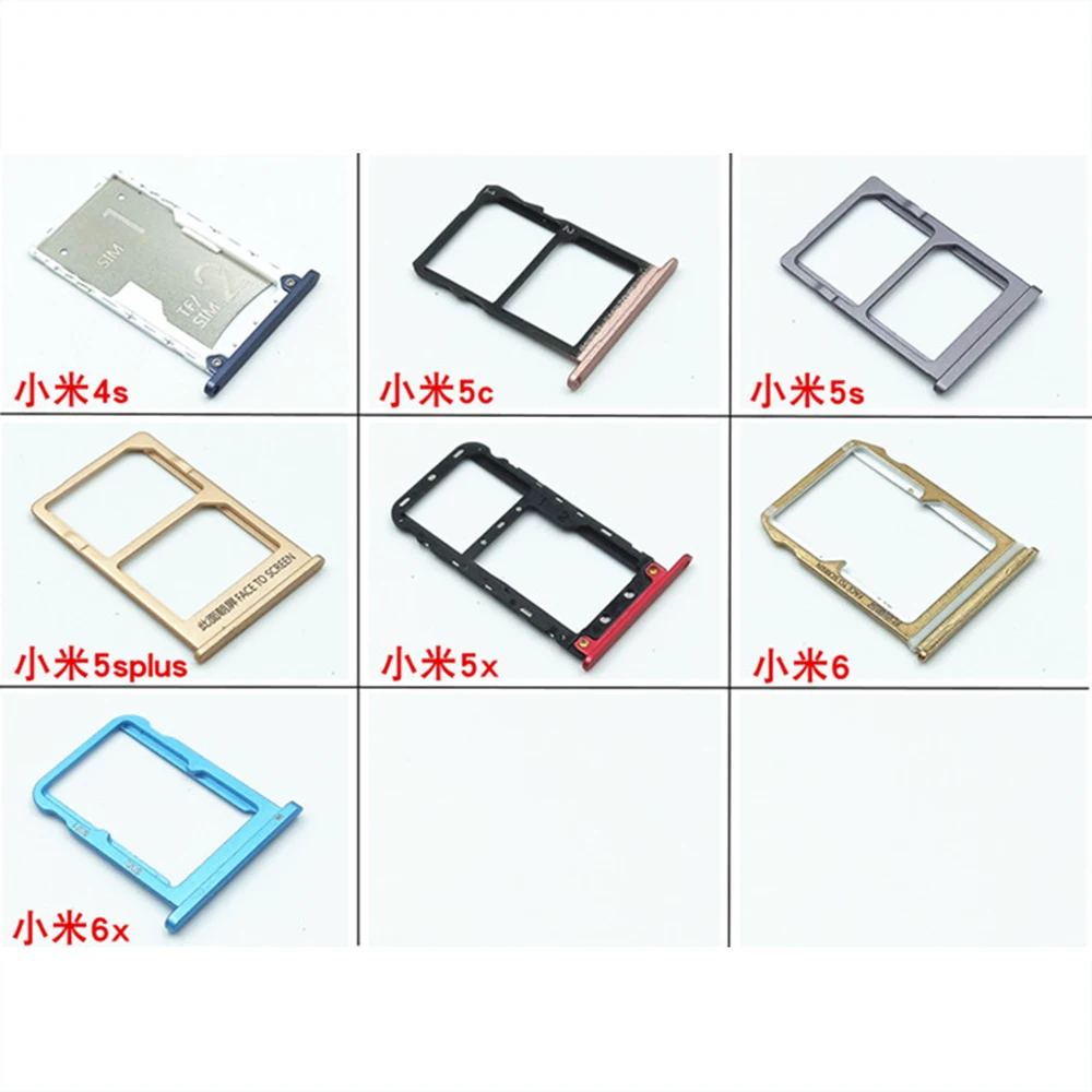 

Sim Card Socket Slot Tray Reader Holder Connector Micro SD For XiaoMi 4S 5 5C 5S Mi 5S PLUS Replacement Parts