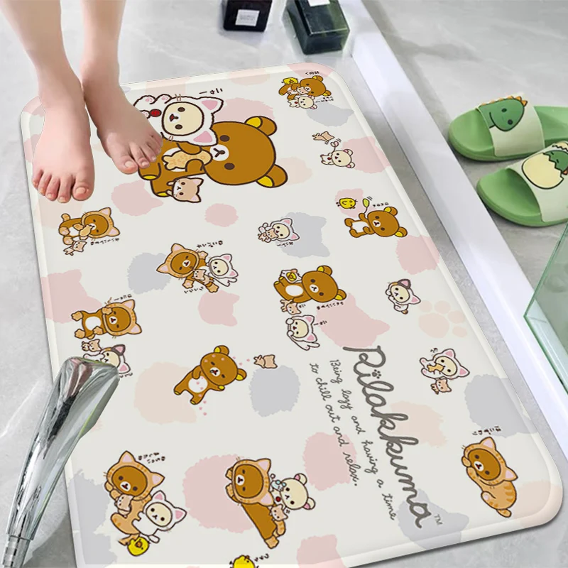 Коврик для кухни Kawaii Rilakkuma Bear недорогие противоскользящие современные
