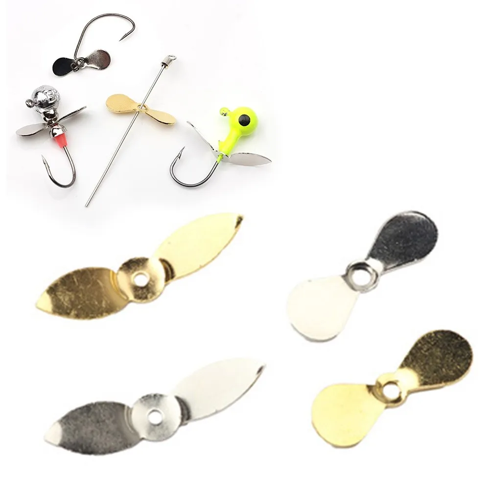 

10Pcs/set Prop Blades Propeller Style Spinner Blades DIY Topwater Lures Spin Blade Fishing Lure Accessories