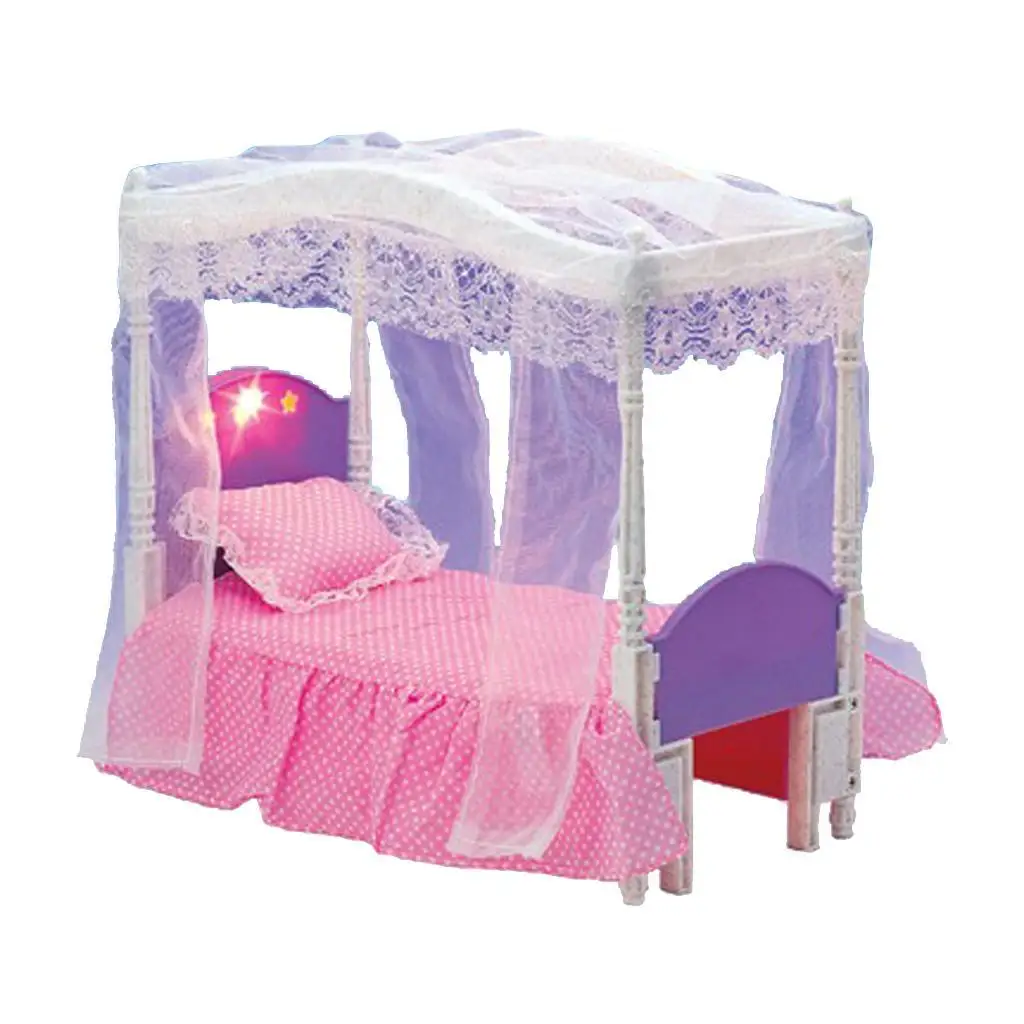 

Dolls Bedroom Sweet Furniture Play Set for 1/6 Doll House