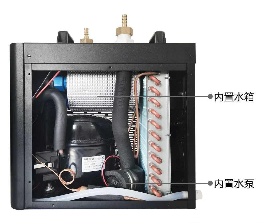 Небольшой промышленный холодильник Ультразвуковая циркуляция воды Рассеяние