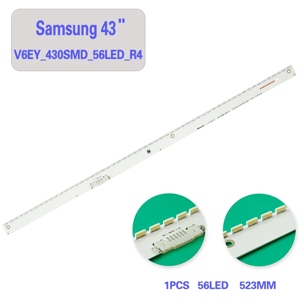 

Светодиодная подсветка Samsung для UE43M5500/HG43AE690DK, 1 шт.