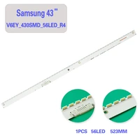 1pcs samsung led light bar backlight for ue43m5500hg43ae690dk light bar lm41 00299a bn96 39506a v6ey_430smd_56led_r4