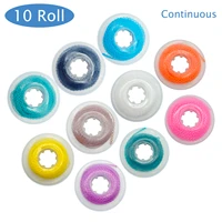 new 10roll 15 feet 41 colors dental orthodontic elastic ultra power chains high strength rubber spool continuous type