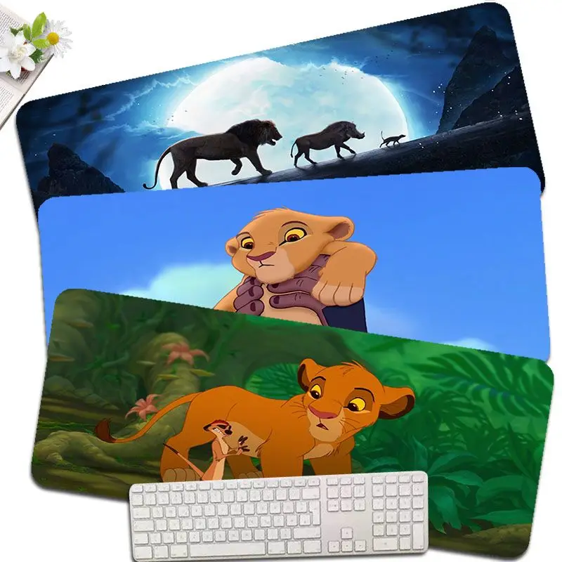 

Disney Lion King Non-slip Lockedge PC Gaming Mouse Pad Gamer Desk Mats Keyboard Pad Mause Pad Muismat For PC Computer Table