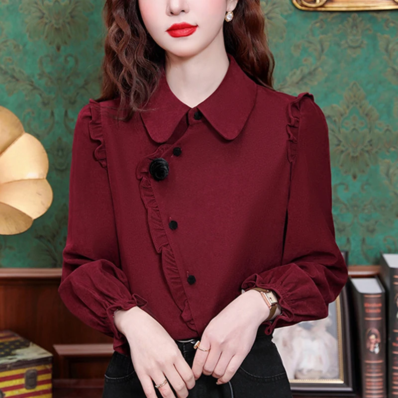 Рубашки с деревянными ушками во французском стиле темпераментная внутренняя