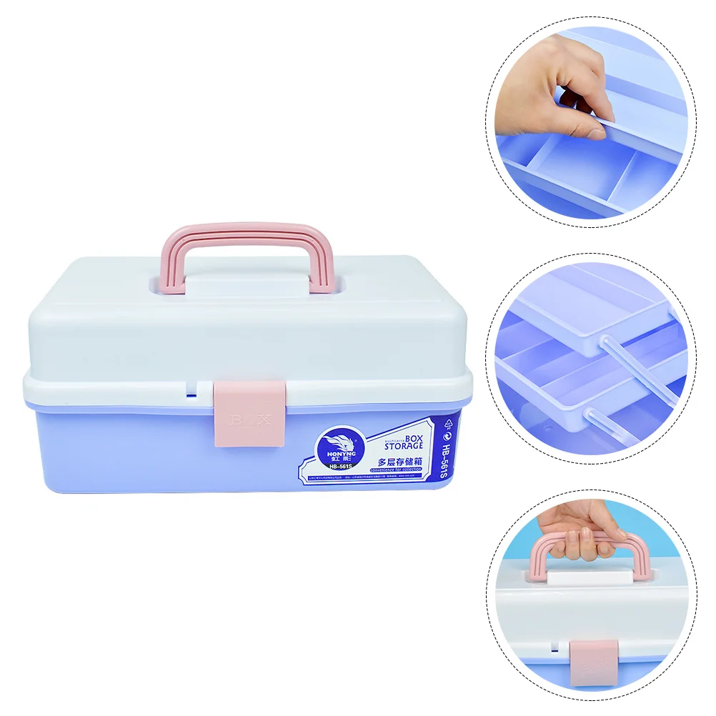 

Storage Box Cosmetics Holder Manicure Tools Storage Box Nail Tool Container for Home Salon Outdoor