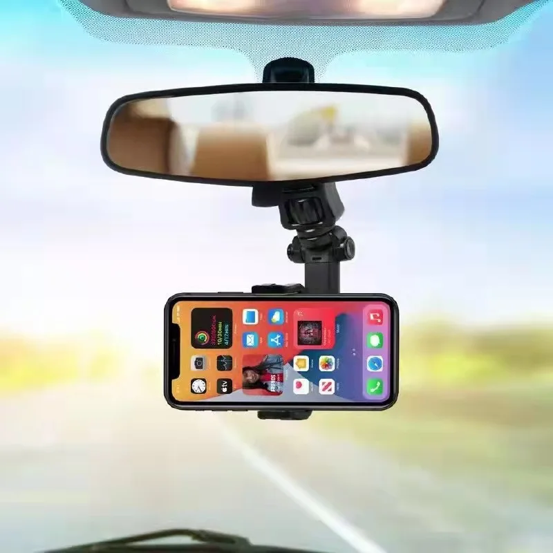 

Car Rearview Mirror Bracket Navigation Recorder Fixed Clip Seat Back Pillow Mobile Phone Selfie Bracket Car Interior Accessories