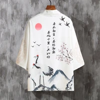 m 6xl japanese kimono men summer streetwear half sleeve vintage clothing chinese style pattern light weight cargidan xxxxxl