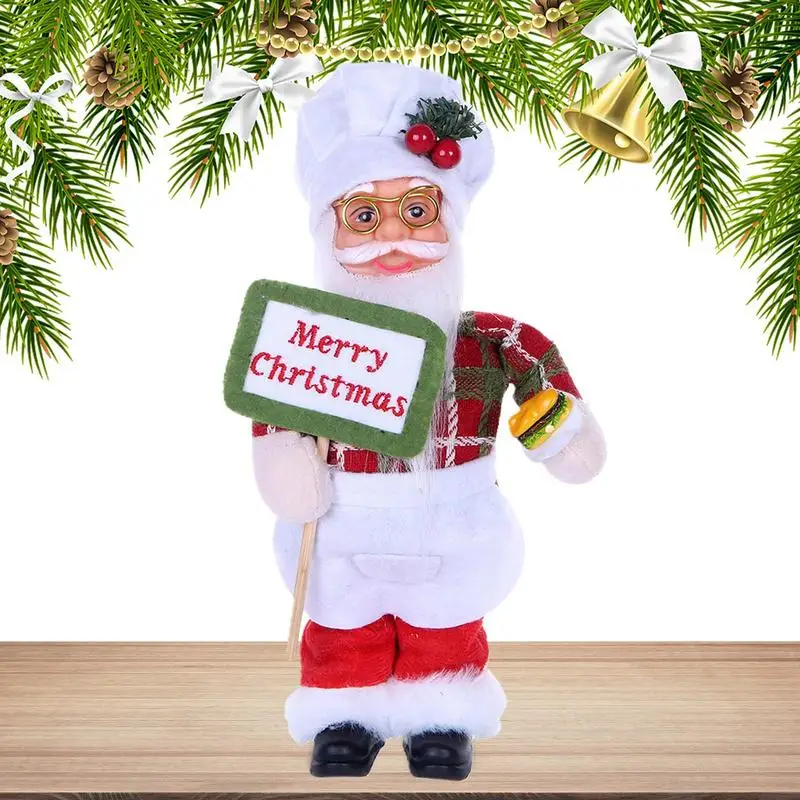 

Рождественская Кукла Санта-Клауса, Рождественская кукла Санта-Клауса, гном, буйвол, клетчатый декор, рождественское праздничное украшение, ...