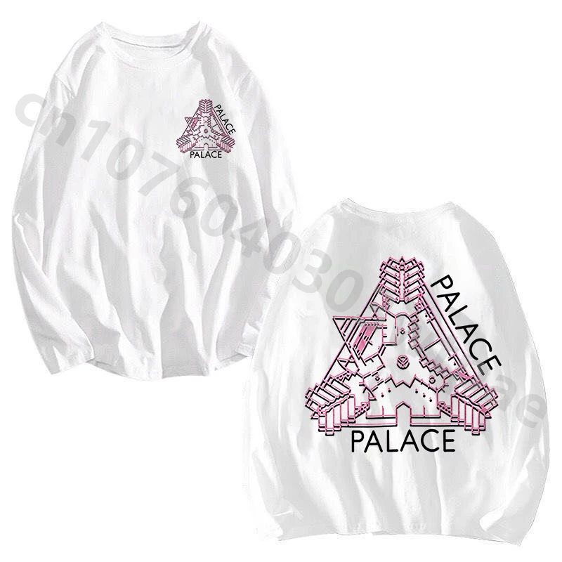 

PALACE MAX Large Triangle Classics Loose Long Sleeve Fashion Kanye Street 3D Sweaters T-shirts Men's And Women's Hoodies