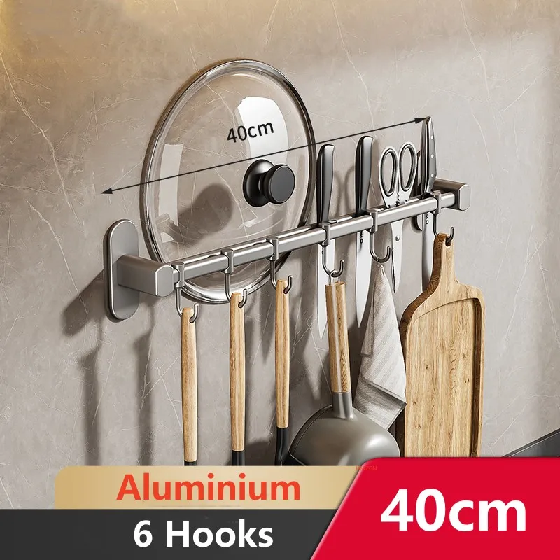 

Настенный держатель для посуды металлический