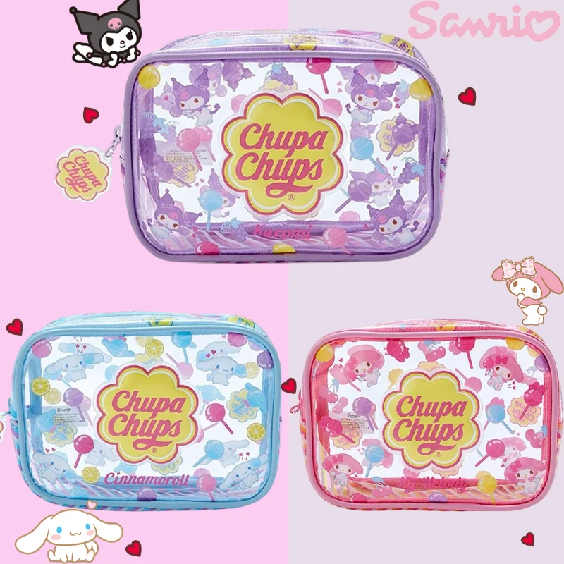 

Sanrio Kuromi Аниме Сумка для хранения кавайная мультяшная моя мелодия Почтовый ПВХ водонепроницаемая косметичка канцелярские принадлежности