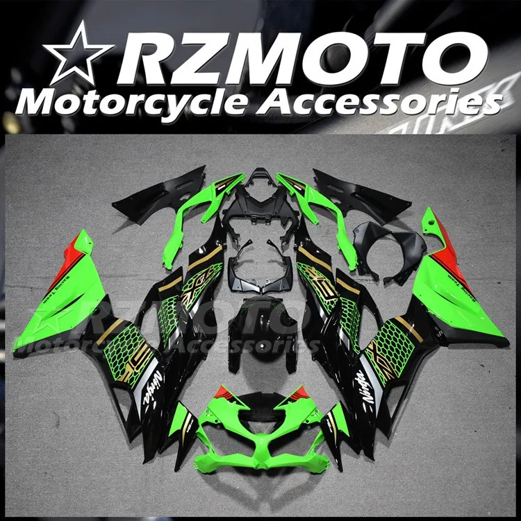 

Новый стиль ABS Полный комплект обтекателей подходит для Kawasaki Ninja ZX-6R ZX6R 636 2019 2020 2021 19 20 21 кузов зеленый