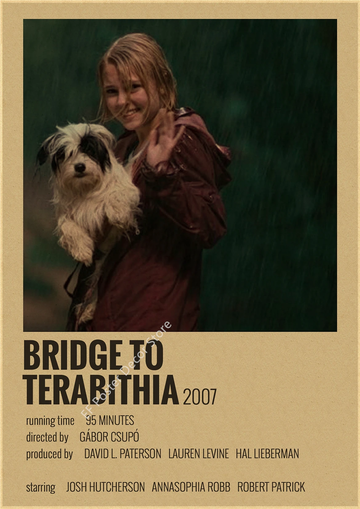 

Ретро плакат А4/А3, крафт-бумага, Леон Сумерки Титаник